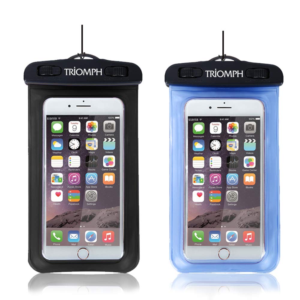 TRDB25 BlackBlue  Triomph Waterproof Phone Pouch