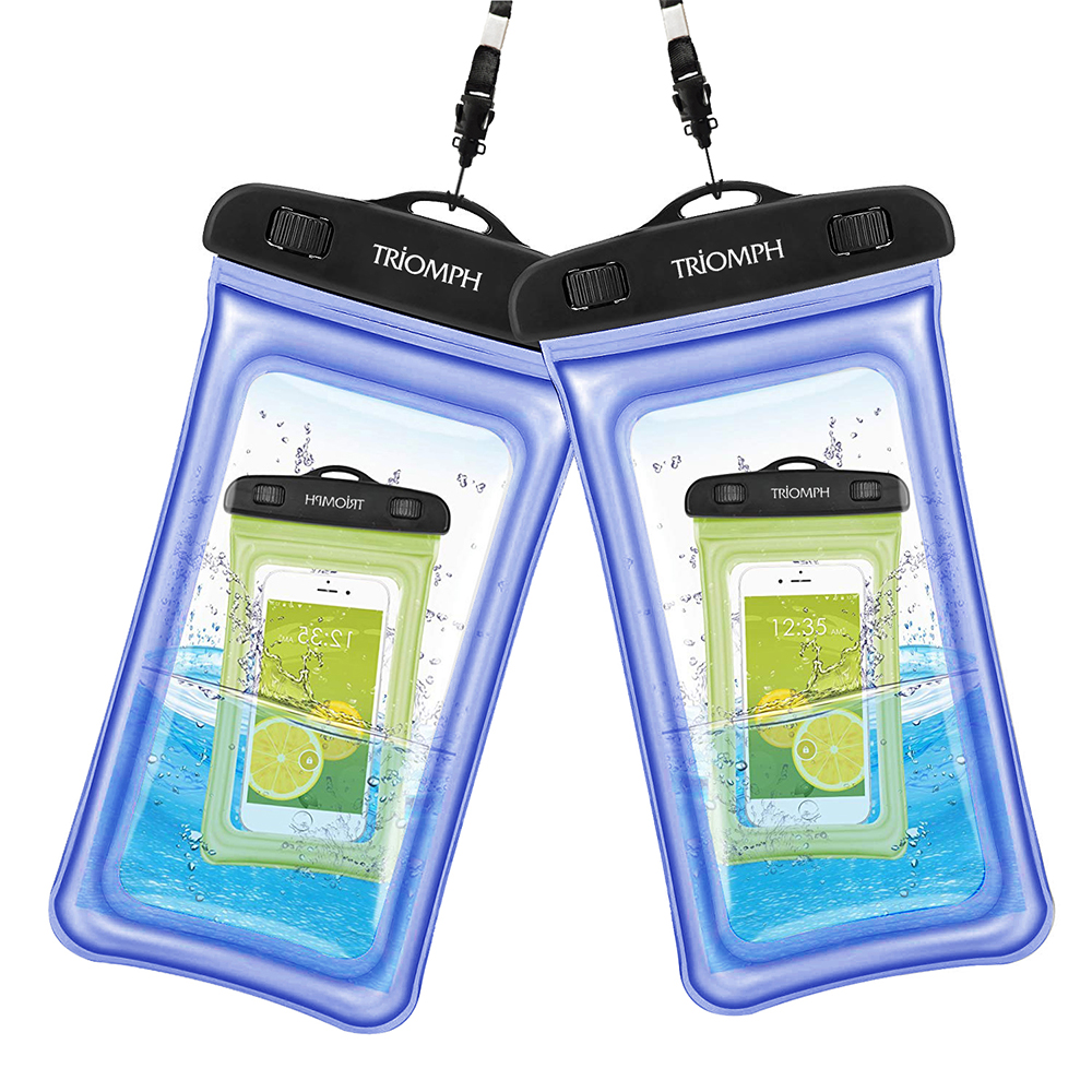 TRDB26 2Blue Triomph Waterproof Phone Pouch