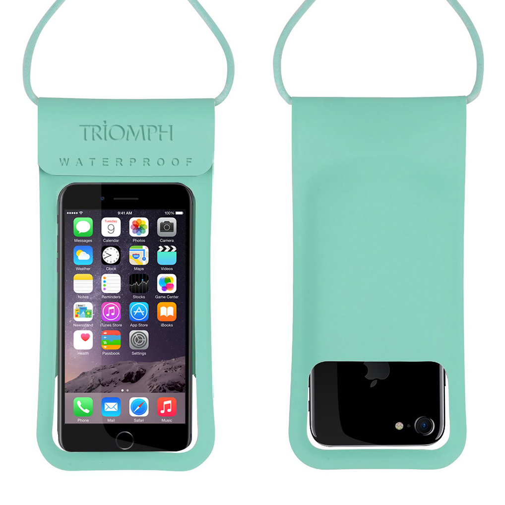 TRDB27 Green Triomph Waterproof Phone Pouch