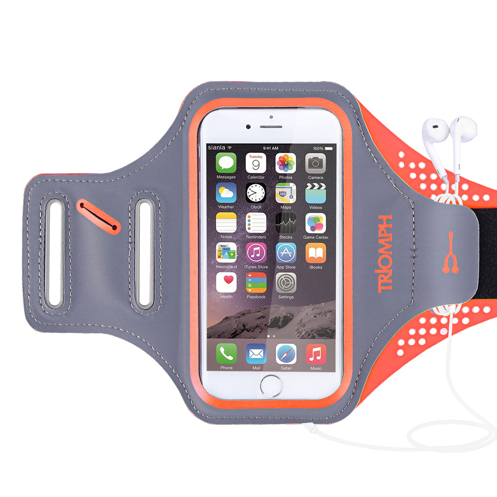  TRAB16 Orange Waterproof Phone Armband