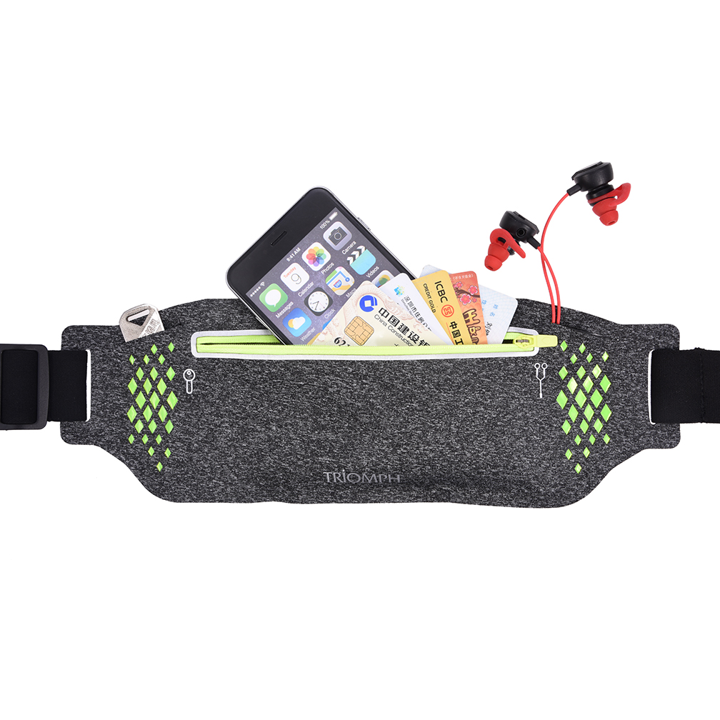 TRWB31 Gray Triomph Running Waist Bag 