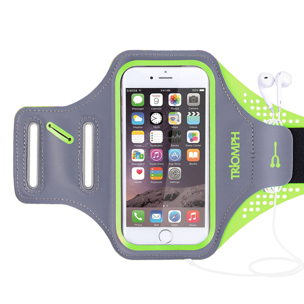 TRAB16 Green Waterproof Phone Armband