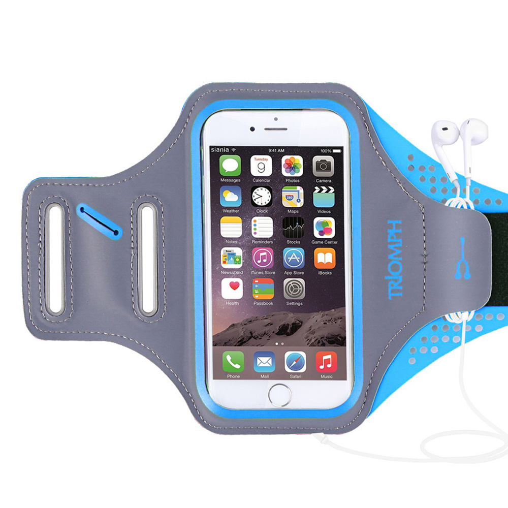 TRAB16 Blue  Waterproof Phone Armband