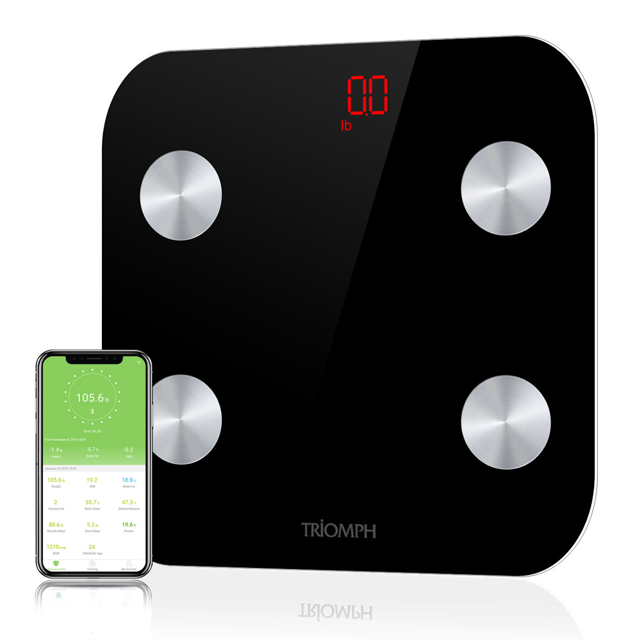 TRSC35 Triomph Bluetooth Body Fat Scale