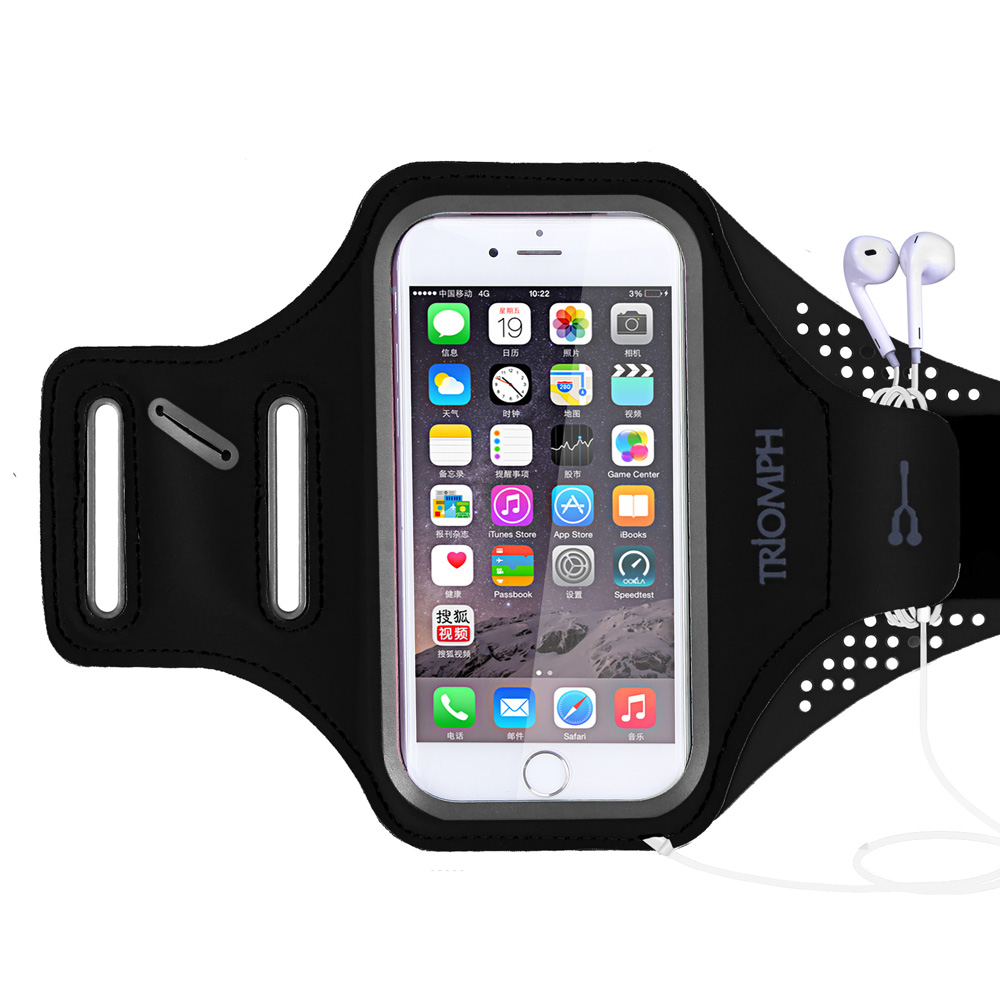 TRAB16 Black Triomph Waterproof Phone Armband 