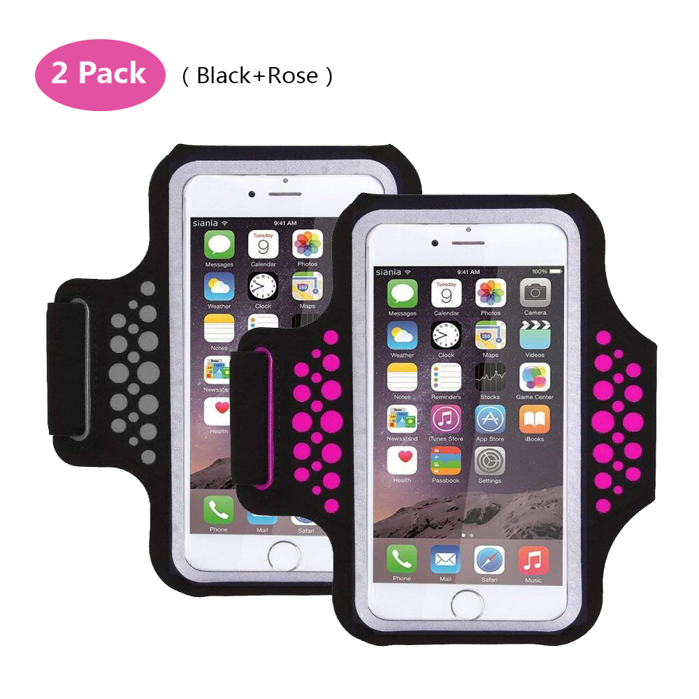 TRAB17 BlackRose Waterproof Phone Armband