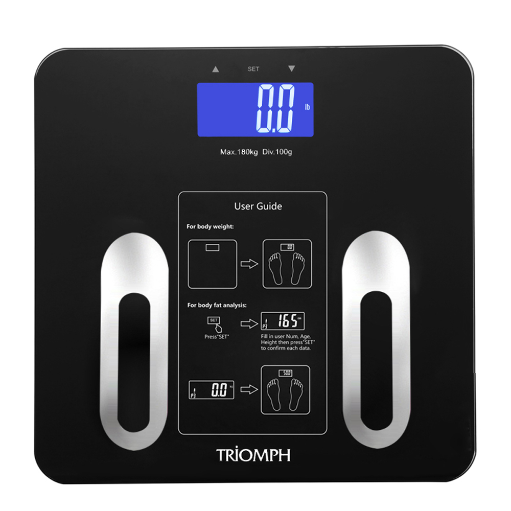 EMSC91 Triomph Digital Body Fat Scale Black